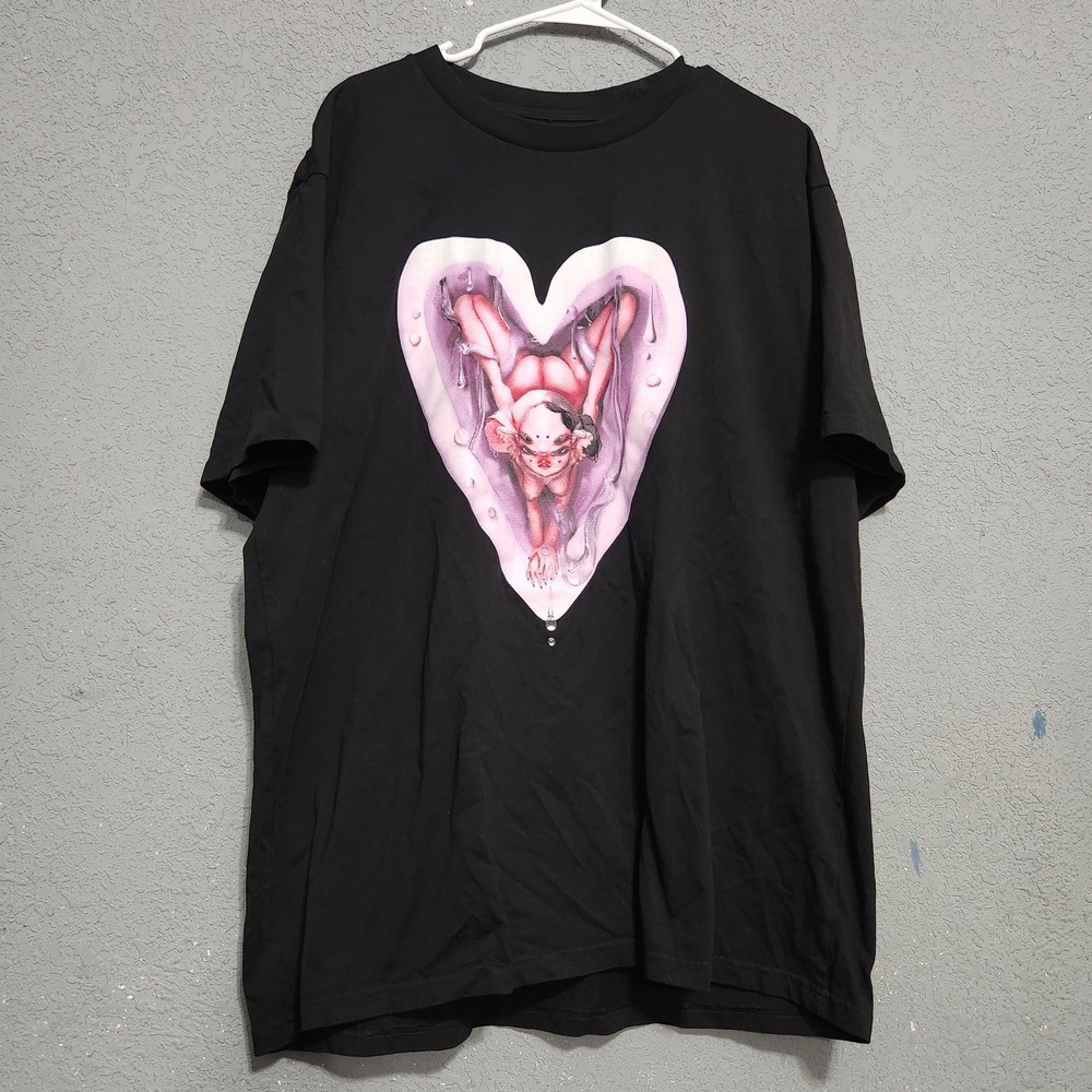 Melanie Martinez Fairy Contortionist Heart Portals Black Shirt Size 2xl